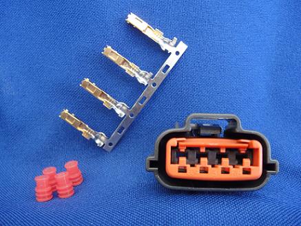 Grey Nissan 4 Position Male Connector Kit
